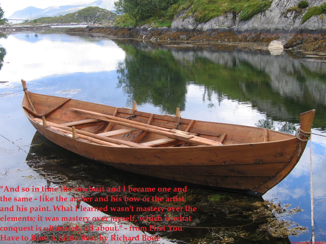First You Have to Row A Little Boat Quote | Writing On The Wall Books